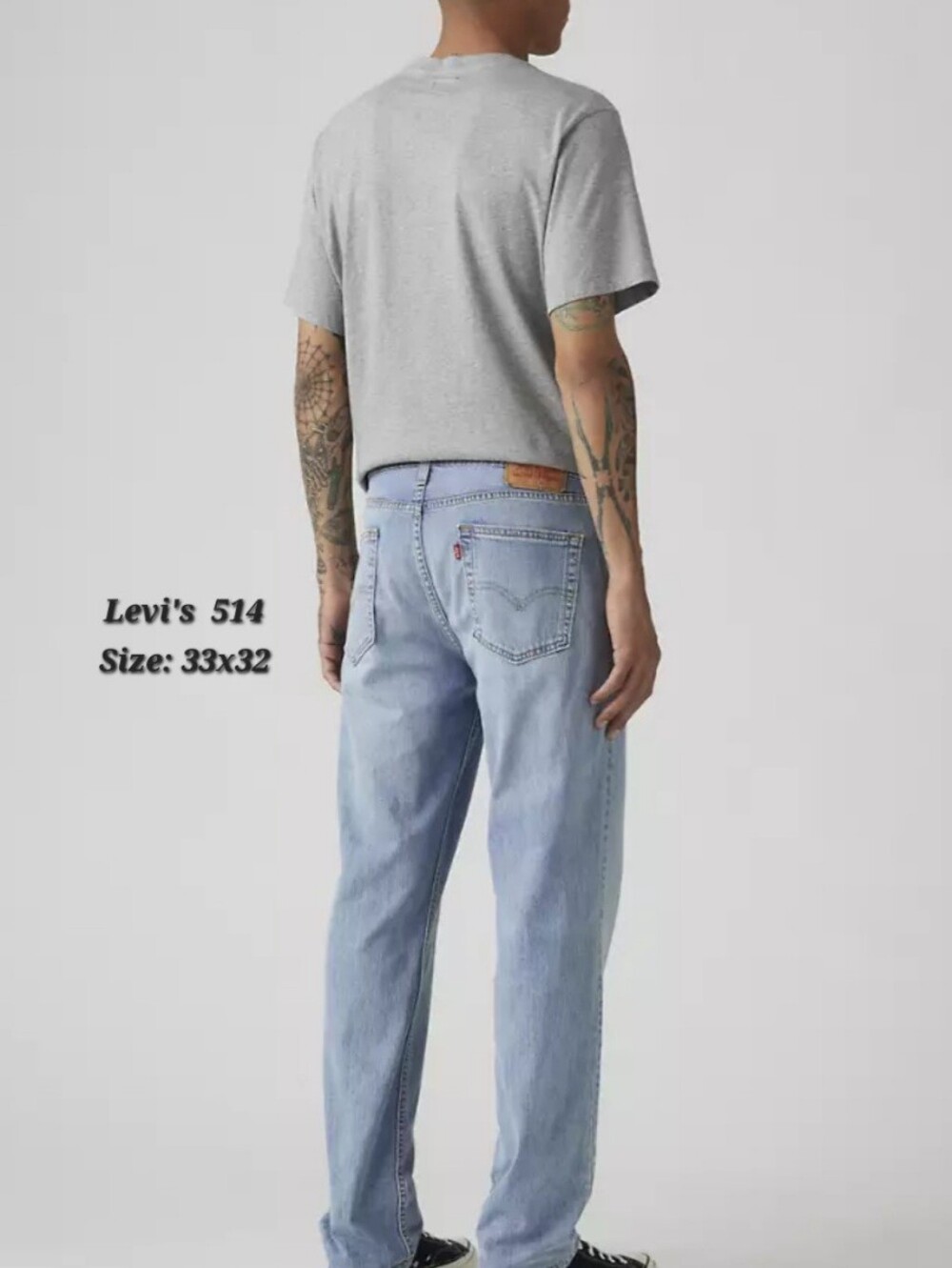 Levi's 514 Straight Leg Medium Wash Jeans Size 33 x 32